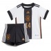 Germany Jamal Musiala #14 Replica Home Stadium Kit for Kids World Cup 2022 Short Sleeve (+ pants)